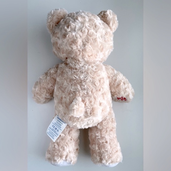 BABW Happy Hugs Fluffy Cream Teddy Bear - Gently used - Picture 4 of 10